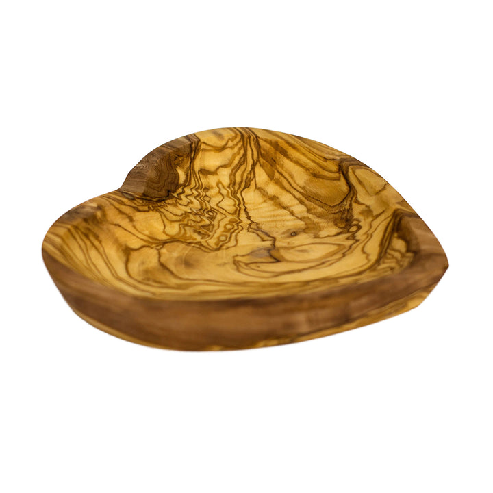 Olive Wood Heart Rolling Tray - PILOTDIARY