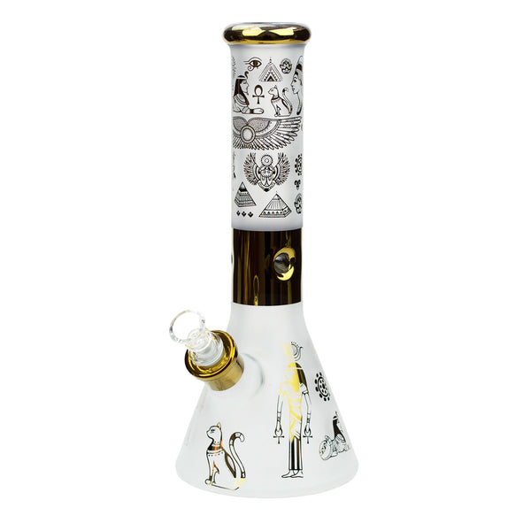 PHOENIX STAR 12.5" Snadblast & Electroplated Glass Bong