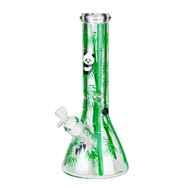 Panda & Bamboo Beaker Glass Bong