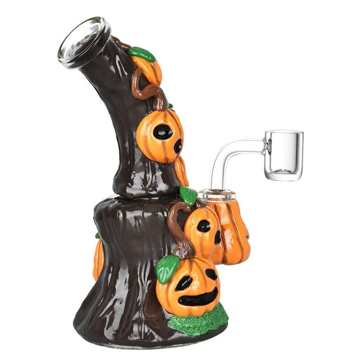 Piled Up Pumpkin Patch Enamel on Dab Rig