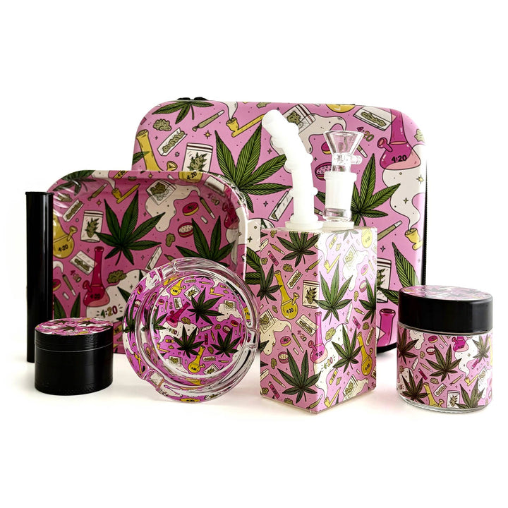 Pink 420 Juice Box Bong Kit