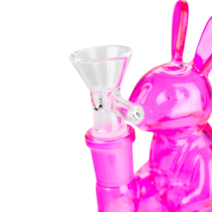 6″ Pink Bunny Soft Glass Water Bong - pilotdiary