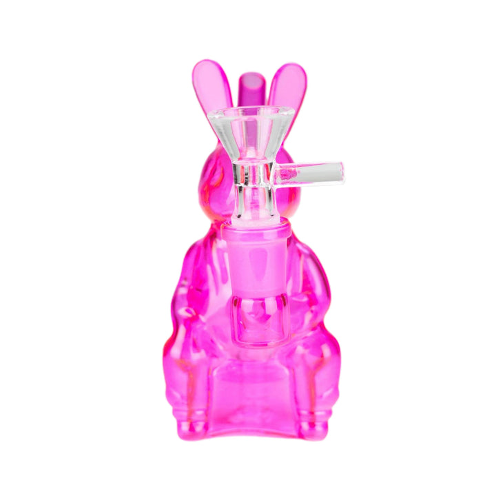 6″ Pink Bunny Soft Glass Water Bong - pilotdiary