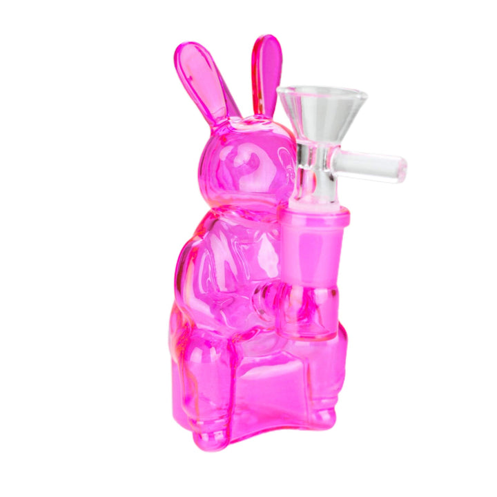 6″ Pink Bunny Soft Glass Water Bong - pilotdiary