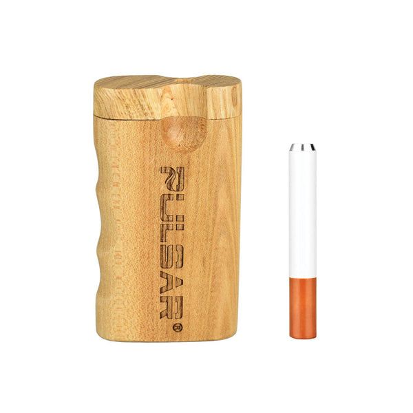 Pistol Grip Wood Twist Top Dugout Small  - pilotdiary