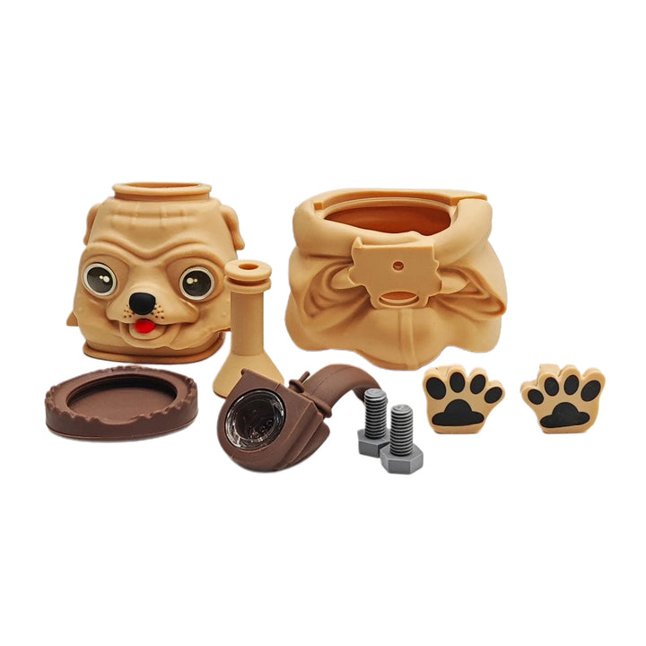 5.5" Pug Silicone Bong Water Pipe - PILOTDIARY