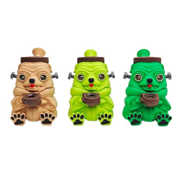 5.5" Pug Silicone Bong Water Pipe - PILOTDIARY