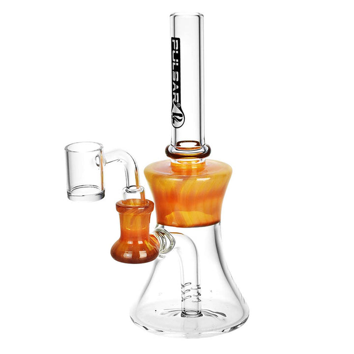 Pulsar Hourglass Chugger Glass Dab Rig - PILOTDIARY