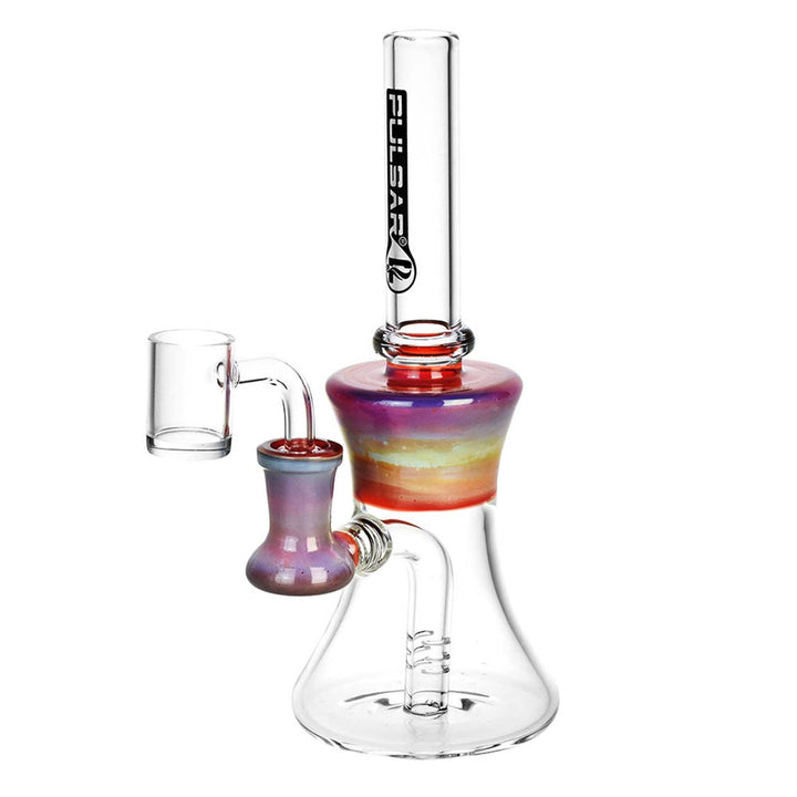 Pulsar Hourglass Chugger Glass Dab Rig - PILOTDIARY