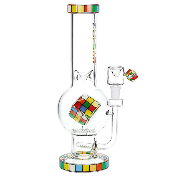 Rubik's Cube Perc Bubble Base Water Bong