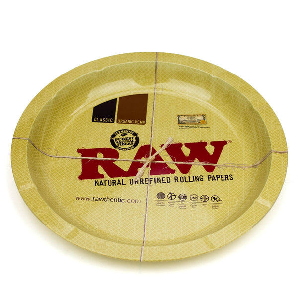 RAW Round Metal Rolling Tray - PILOTDIARY