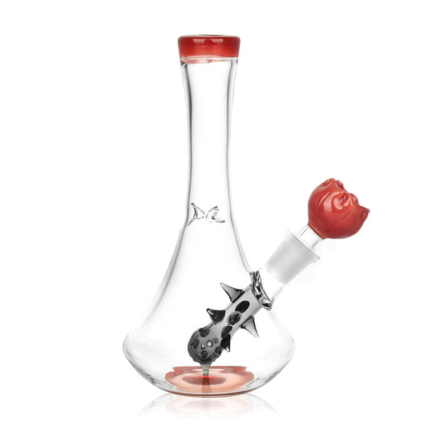 Radical Rose Beaker Water Pipe - inhalco