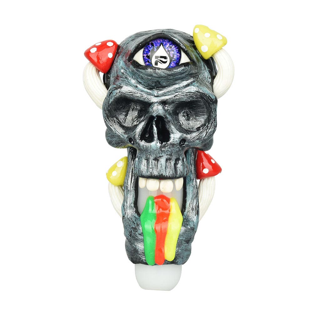 Rainbow Puking Skull Spoon Pipe - PILOTDIARY