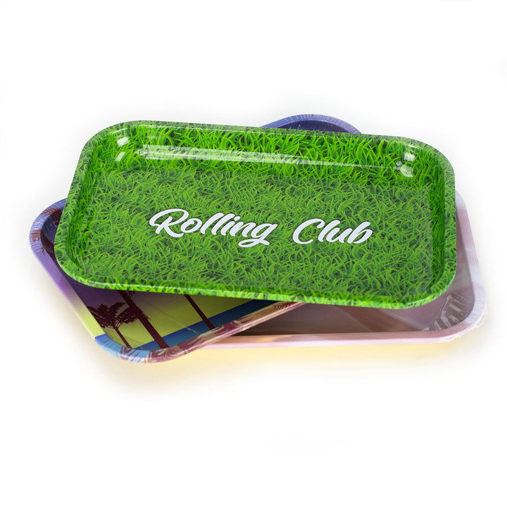 Rolling Club Medium Metal Rolling Tray - pilotdiary