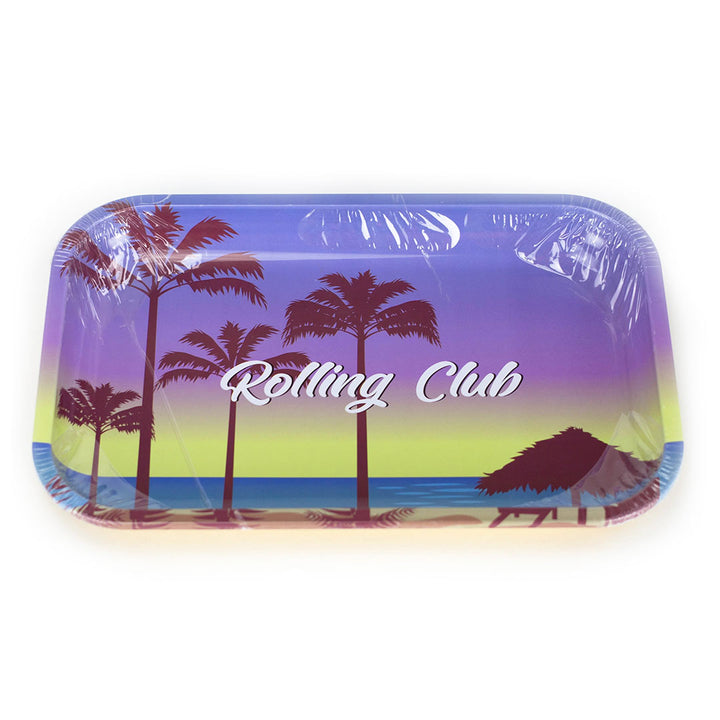 Rolling Club Medium Metal Rolling Tray - pilotdiary