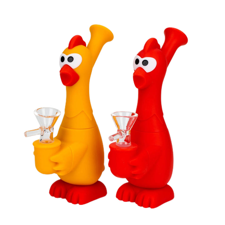Screaming Chicken Silicone Bong - pilotdiary