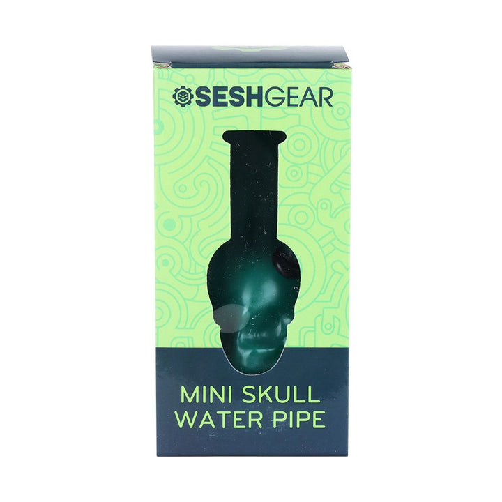 SeshGear Pastel Skull Glass Water Bong - pilotdiary