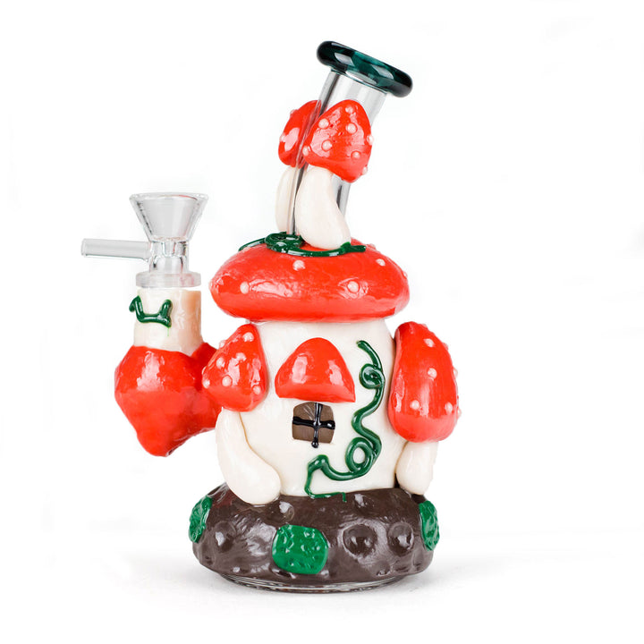 Shroomhaus Mini Mushroom Water Bong Red