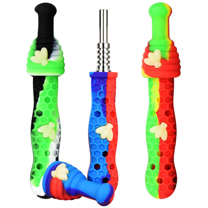 Silicone Honeybee Nectar Collector with Titanium Tip