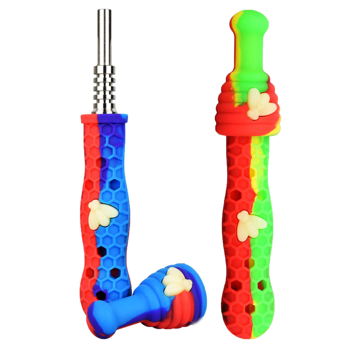 Silicone Honeybee Nectar Collector with Cap
