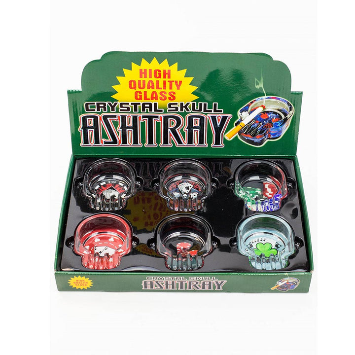 Skull Ashtray Box of 6