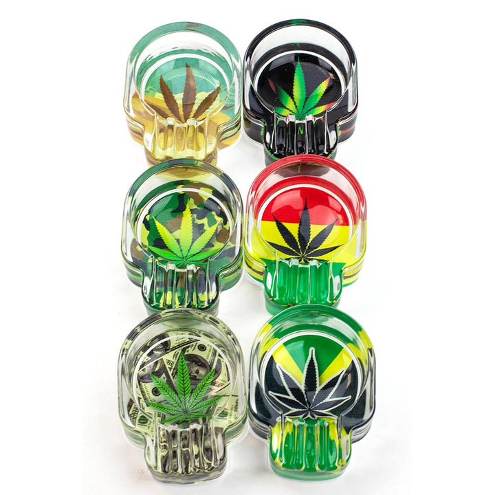 Skull Ashtray Box of 6