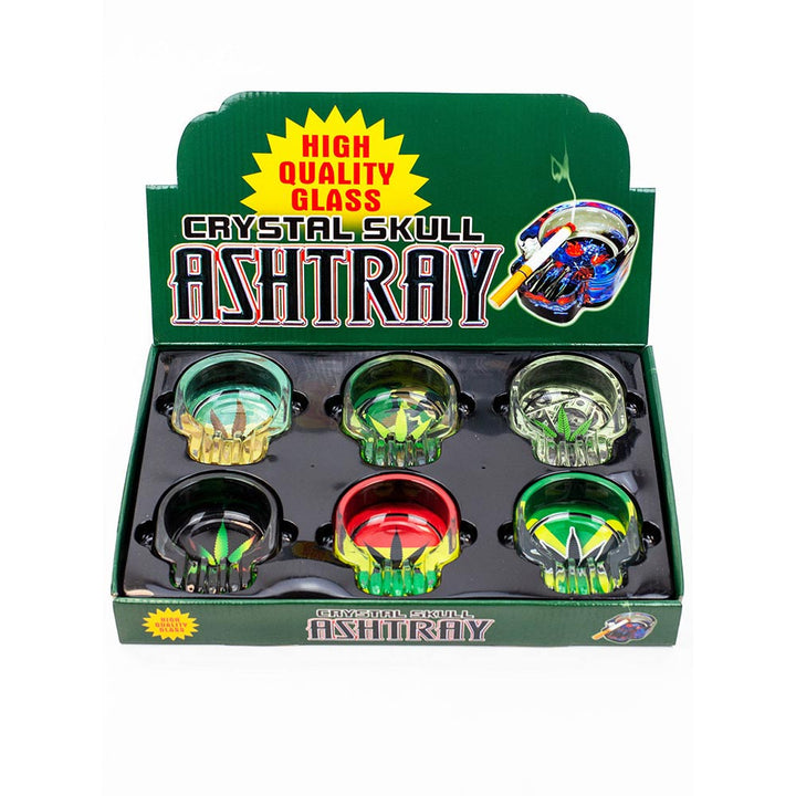 Skull Ashtray Box of 6