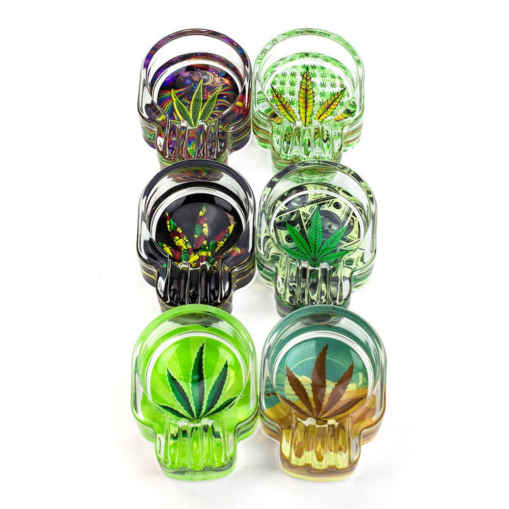 Skull Ashtray Box of 6