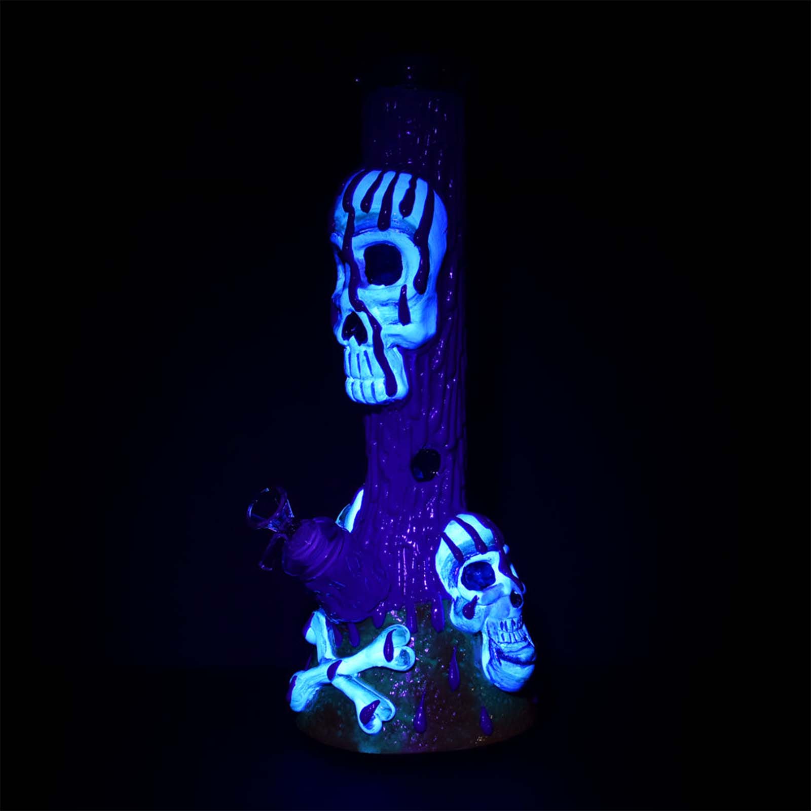 Skull & Bones 3D Painting Beaker Bongs