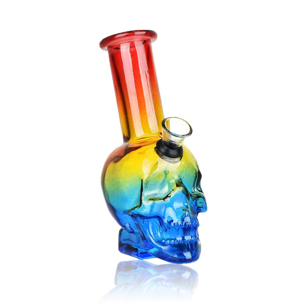 Skull Ombre Glass Bong - PILOTDIARY