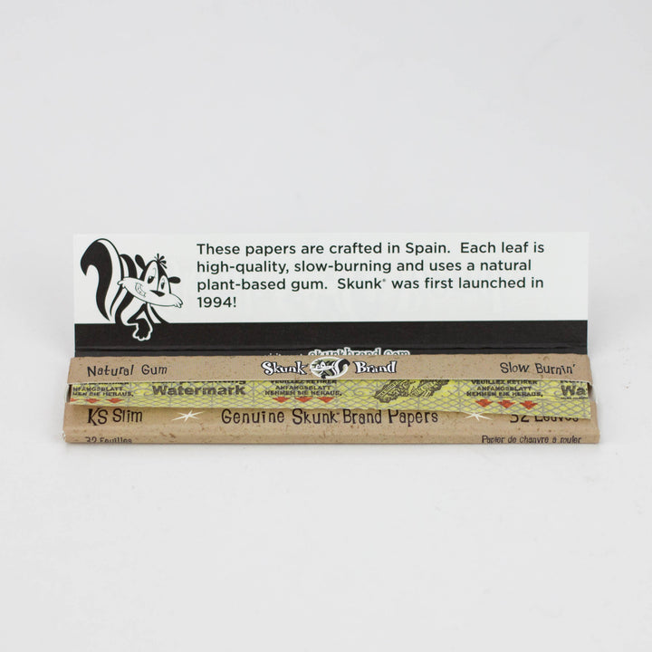 Skunk King Slim Hemp Rolling Papers - PILOTDIARY