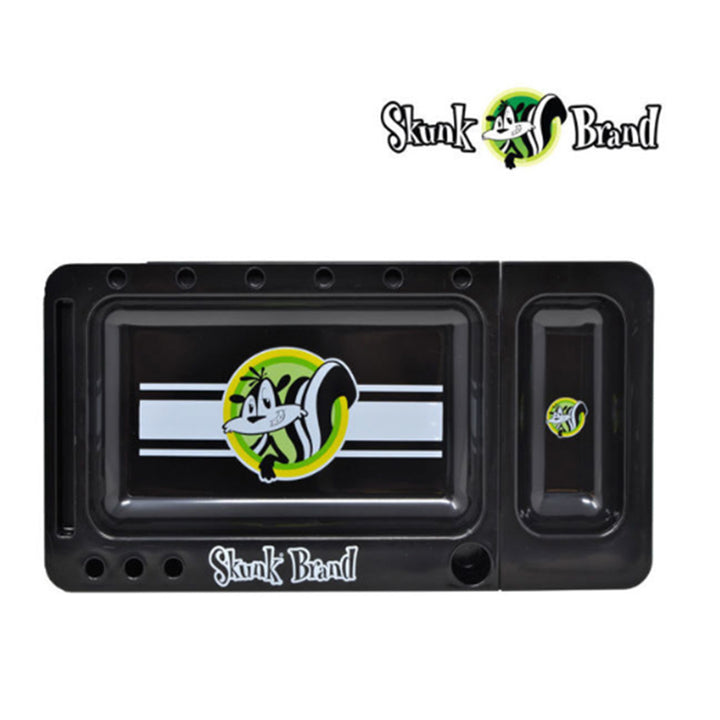 Skunk Rolling Tray Black - PILOTDIARY