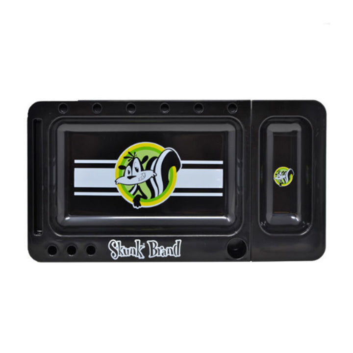 Skunk Rolling Tray Black - PILOTDIARY