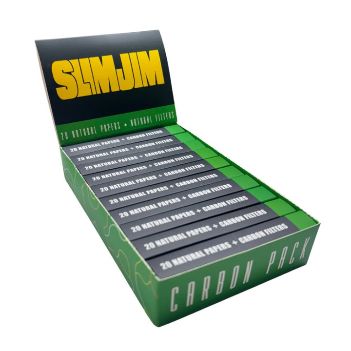 Slimjim Carbon Double Duty 6MM Rolling Papers - PILOTDIRY