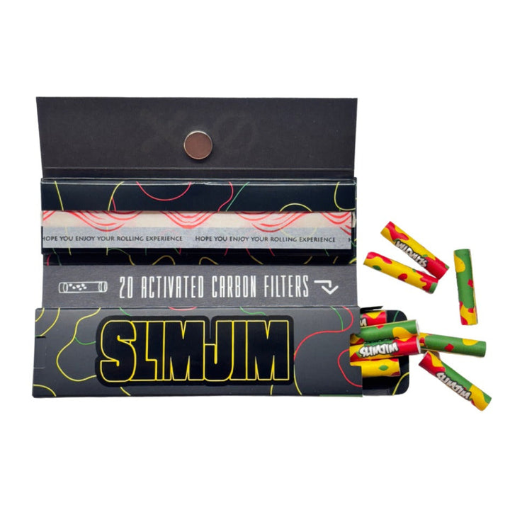Slimjim Carbon Double Duty 6MM Rolling Papers - PILOTDIRY