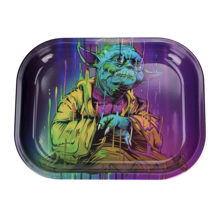 Small Novelty Metal Rolling Tray - PILOTDIARY