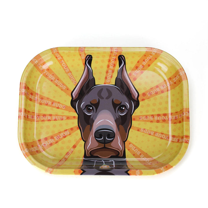 Small Novelty Metal Rolling Tray - PILOTDIARY