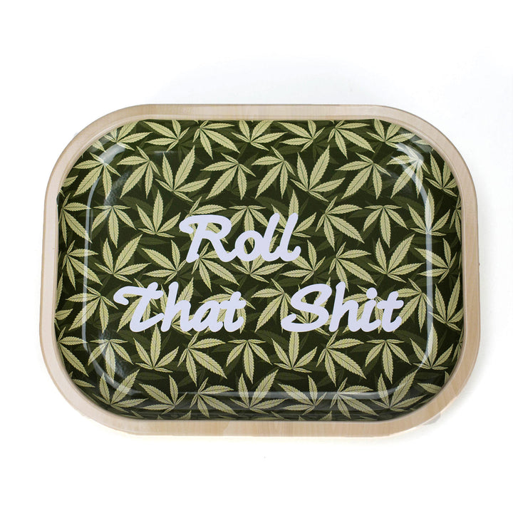 Small Novelty Metal Rolling Tray - PILOTDIARY
