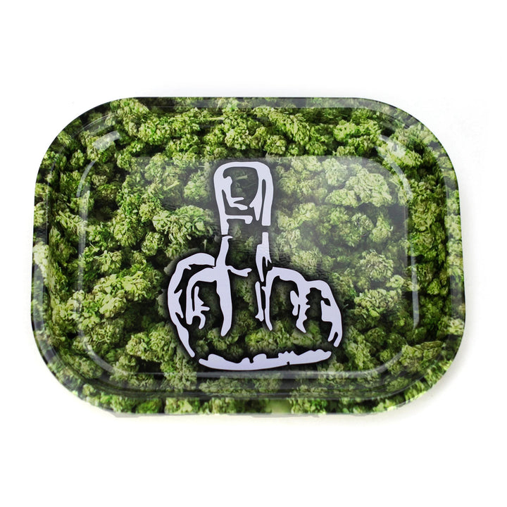 Small Novelty Metal Rolling Tray - PILOTDIARY