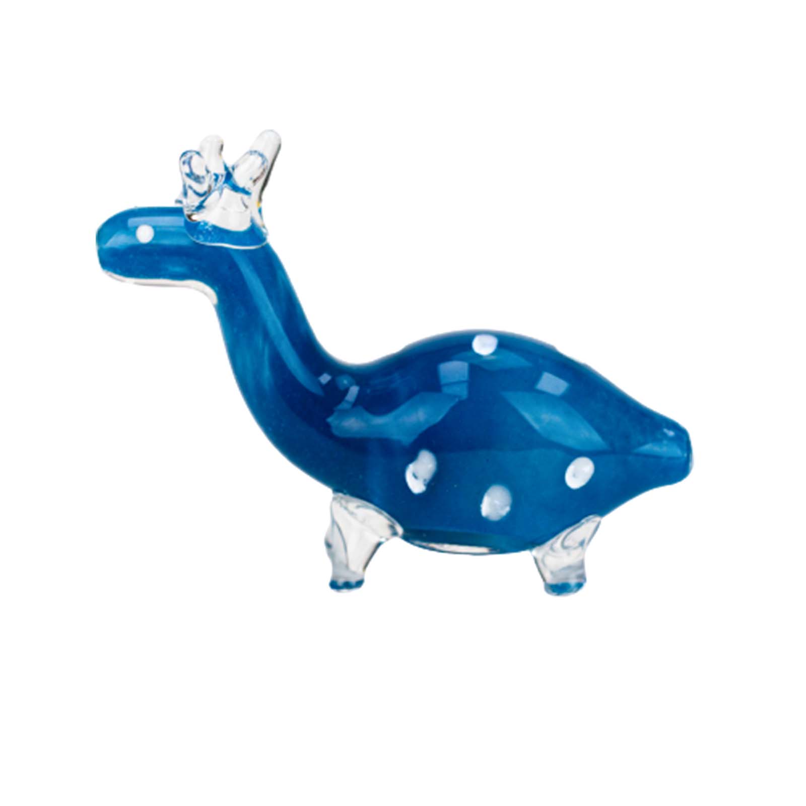 Small Standing Deer Glass Hand Pipe