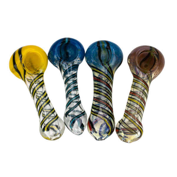 Soft Glass Hand Pipes - 5 Inches