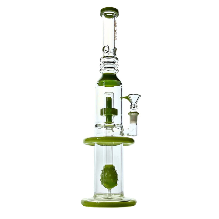 StormCell 16 inch Dual Perc Scientific Bong in Green