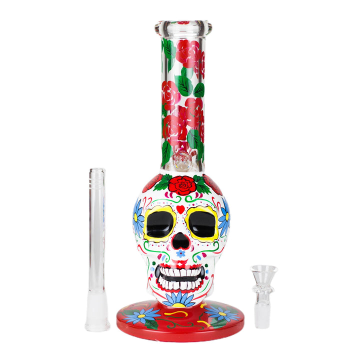 10" Sugar Skull Bong - pilotdiary