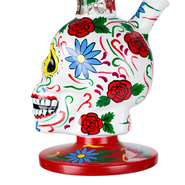 10" Sugar Skull Bong - pilotdiary