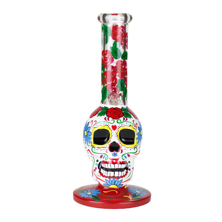 10" Sugar Skull Bong - pilotdiary