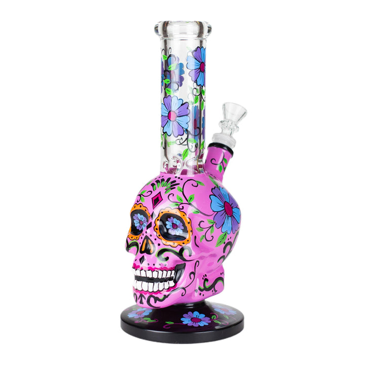 10" Sugar Skull Bong - pilotdiary