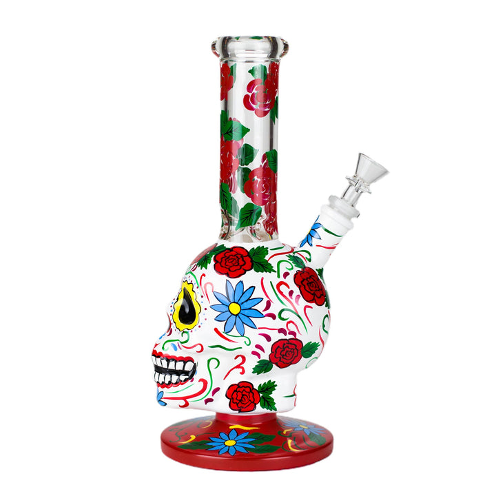 10" Sugar Skull Bong - pilotdiary