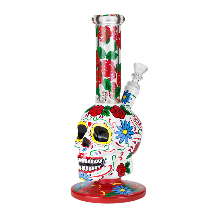 10" Sugar Skull Bong - pilotdiary