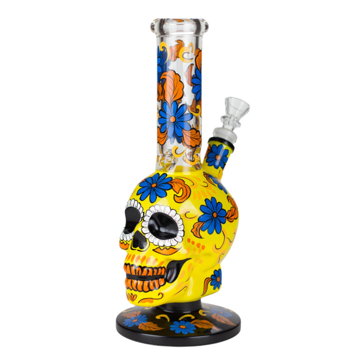 10" Sugar Skull Bong - pilotdiary