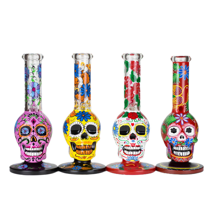 10" Sugar Skull Bong - pilotdiary